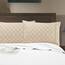Elegant Comfort Luxuriöses, ultraweiches 2-teiliges Kissenbezug-Set, 1500 Premium-Mikrofaser in Hotelqualität, doppelt gebürstet, knitterfrei, Kingsize, Bloomingdale-Muster, Cremefarben