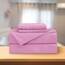 Elegant Comfort Luxuriöses 3-teiliges Bettwäsche-Set – luxuriöse Bettwäsche mit 1500 Fadenzahl, ägyptische Qualität Modern Full Hellrosa Farbe