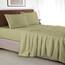 Elegant Comfort Luxuriöses 4-teiliges Bettwäsche-Set, luxuriöse Bettwäsche aus 1500 Premium-Mikrofaser, Hotelqualität, knitterfrei, kühl und atmungsaktiv, leicht elastisch, Salbeigrün