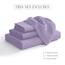 Elegant Comfort Luxuriöses 3-teiliges Bettwäsche-Set – luxuriöse Bettwäsche mit 1500 Fadenzahl, ägyptische Qualität Traditionell Full violett