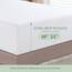 Elegant Comfort 4-teiliges Bettlaken-Set, luxuriöse Bettwäsche, 1500 Premium-Mikrofaser, Hotelqualität, Rundumgummi, 45,7-61 cm tiefes Spannbetttuch, extra Tiefe Bettlaken, California King, Weiß