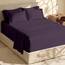 Hearth & Harbor Bettlaken, luxuriöses, weiches 6-teiliges Bettlaken-Set, extra tief, passend für Matratzen bis 53,3 cm, doppelt gebürstete Bettlaken und Kissenbezüge, volle Größe, Aubergine