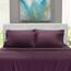 Hearth & Harbor 6 Piece Bed Sheet Set Extra Deep Pocket, Fits Mattress from 18-24 inces Depth, Split King, Eggplant