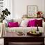 Gigizaza, dekorative Kissenbezüge, Samt, für Sofa, Couch, 2 Stück, 50 x 50 cm, pink (Hot Pink)