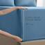 Hearth & Harbor 6 Piece Bed Sheet Set Extra Deep Pocket, Fits Mattress from 18-24 inces Depth, Queen, Blue Heaven