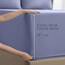 Hearth & Harbor 6 Piece Bed Sheet Set Extra Deep Pocket, Fits Mattress from 18-24 inces Depth, Queen, Steel Blue