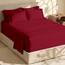 Hearth & Harbor 6 Piece Bed Sheet Set Extra Deep Pocket, Fits Mattress from 18-24 inces Depth, King, Burgundy