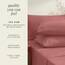 Hearth & Harbor 6 Piece Bed Sheet Set Extra Deep Pocket, Fits Mattress from 18-24 inces Depth, California King, Misty Rose