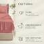 Hearth & Harbor 6 Piece Bed Sheet Set Extra Deep Pocket, Fits Mattress from 18-24 inces Depth, Split King, Misty Rose