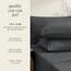 Hearth & Harbor 6 Piece Bed Sheet Set Extra Deep Pocket, Fits Mattress from 18-24 inces Depth, Full, Gray