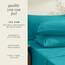Hearth & Harbor 6 Piece Bed Sheet Set Extra Deep Pocket, Fits Mattress from 18-24 inces Depth, Queen, Teal