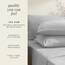 Hearth & Harbor 4 Piece Bed Sheet Set Extra Deep Pocket, Fits Mattress from 18-24 inces Depth, Twin, Silver