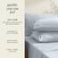 Hearth & Harbor 6 Piece Bed Sheet Set Extra Deep Pocket, Fits Mattress from 18-24 inces Depth, Split King, Ice Blue