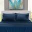 Hearth & Harbor 6 Piece Bed Sheet Set Extra Deep Pocket, Fits Mattress from 18-24 inces Depth, Full, Navy Blue