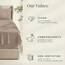 Hearth & Harbor 6 Piece Bed Sheet Set Extra Deep Pocket, Fits Mattress from 18-24 inces Depth, California King, Taupe