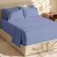 Hearth & Harbor 6 Piece Bed Sheet Set Extra Deep Pocket, Fits Mattress from 18-24 inces Depth, Full, Steel Blue