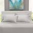 Hearth & Harbor 6 Piece Bed Sheet Set Extra Deep Pocket, Fits Mattress from 18-24 inces Depth, Split King, Silver