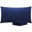 NTBAY King-Size-Kissenbezug-Set, gebürstete Mikrofaser, 50,8 x 91,4 cm, weich, knitterfrei, lichtbeständig, schmutzabweisend, Marineblau, Kissenbezüge mit Hotelverschluss, 50,8 x 91,4 cm, Marineblau