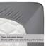 JackFum King Size Fitted Sheet Only - 4-Way Stretch Knit, Snug Fit, Wrinkle Free & Stay in Place, No More Slipping Off for Mattress, Soft & Comfortable - Light Gray, King