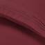 Elegant Comfort Luxuriöses, ultraweiches 2-teiliges Kissenbezug-Set, 1500 Premium-Mikrofaser in Hotelqualität, doppelt gebürstet, knitterfrei, Standard/Queen, Burgunderrot