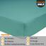 N&Y HOME Weiches Stretch-Spannbetttuch für Doppelbetten – 4-Wege-Stretch-Jersey-Strick, rutschfest & eng anliegende Passform für Matratzen (tief: 12.7 cm - 40.6 cm) – Aqua, Twin
