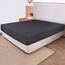 N&Y HOME Spannbettlaken für King-Size-Bett: 4-Wege-Stretch-Strick, eng anliegende Passform, knitterfrei und bleibt an Ort und Stelle, kein Abrutschen mehr für Matratze, weich und bequem, Dunkelgrau,