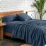 Bare Home Queensize-Bettlaken-Set, luxuriös, ultraweiche Mikrofaser, für Queen-Size-Bett, doppelt gebürstet, tiefe Taschen, einfache Passform, 4-teiliges Set, Bettlaken und Kissenbezüge (Queen, Bering