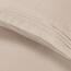 Elegant Comfort Luxuriöses, ultraweiches 2-teiliges Kissenbezug-Set, 1500 Premium-Mikrofaser in Hotelqualität, doppelt gebürstet, knitterfrei, Standard/Queen, Creme/Hellbraun