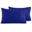 Elegant Comfort Luxuriöses, ultraweiches 2-teiliges Kissenbezug-Set, 1500 Premium-Mikrofaser in Hotelqualität, doppelt gebürstet, knitterfrei, Standard/Queen, Königsblau