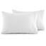 Elegant Comfort Luxuriöses, ultraweiches 2-teiliges Kissenbezug-Set, 1500 Premium-Mikrofaser in Hotelqualität, doppelt gebürstet, knitterfrei, Standard/Queen, Weiß