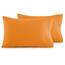 Elegant Comfort Doppelbürste, 100% hypoallergen, knitterfest Traditionell Standard/Queen Size Orange