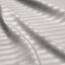 Nestl Bedding Damast Dobby Stripe 5-teiliges Set – 2 Spannbettlaken mit 35,6 cm - 40,6 tiefen Taschen Ultra weiche doppelt gebürstete Mikrofaser faltenfreie Kissenbezüge Split-King-Size-Bett Silber