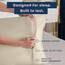 Shop Bedding Luxus Satin Kissenbezug für Haar-Satin Euro Kopfkissenbezug mit Reißverschluss, Blissford KÖNIG (2-Pack) Champagner
