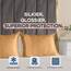 Shop Bedding Luxus Satin Kissenbezug für Haar-Satin Euro Kopfkissenbezug mit Reißverschluss, Blissford KÖNIG (2-Pack) Gold