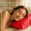 Shop Bedding Luxus Satin Kissenbezug für Haar-Satin Euro Kopfkissenbezug mit Reißverschluss, Blissford Königin (2-Pack) rot