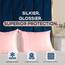 Shop Bedding Luxus Satin Kissenbezug für Haare, Satin-Kissenbezug mit Reißverschluss, Blissford Standard (2-Pack) Rose
