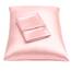 Shop Bedding Luxus Satin Kissenbezug für Haare, Satin-Kissenbezug mit Reißverschluss, Blissford Standard (2-Pack) Rose