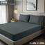 Utopia Bedding Spannbettlaken für Doppelbetten – Bettlaken – Tiefe Tasche – weiche Mikrofaser – schrumpf- und lichtbeständig – pflegeleicht – nur 1 Spannbetttuch (grau)