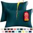 Utopia Bedding Premium 100% wasserdichter Kissenschutz mit Reißverschluss, King Size (2er-Set), Bettwanzen- und staubmilbenfeste Kissenbezüge mit Reißverschluss, Blaugrün