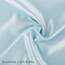 SHOPBEDDING Shop Bedding Luxus Satin Kissenbezug für Haar-Satin Euro Kopfkissenbezug mit Reißverschluss, Blissford Königin (2-Pack) Baby blau
