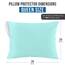 Utopia Bedding Premium 100% wasserdichter Kissenschutz mit Reißverschluss, Queen-Size-Größe (2er-Set), Bettwanzen- und staubmilbendicht, mit Reißverschluss, Kissenbezüge, Spa-Blau