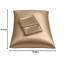 ShopBedding Satin-Kissenbezug mit Reißverschluss, für Haar- und Hautpflege, fühlt sich weich und kühl an wie ein Seidenkissenbezug, beigefarbener Satin-Kissenbezug, 2er-Pack, Seidenkissenbezug,