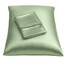 SHOPBEDDING Shop Bedding Luxus Satin Kissenbezug für Haar-Satin Euro Kopfkissenbezug mit Reißverschluss, Blissford Königin (2-Pack) Salbei