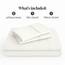 Bare Home Kingsize-Bettlaken-Set, 1800, ultraweiche Mikrofaser, Kingsize-Bett, hydrogebürstet, tiefe Tasche, 4-teiliges Set, Spannbetttuch, Bettlaken und 2 Kissenbezüge, Bettlaken (Kingsize, Creme)