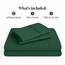 Bare Home Kingsize-Bettlaken-Set, 1800, ultraweiche Mikrofaser, Kingsize-Bett, hydrogebürstet, tiefe Tasche, 4-teiliges Set, Spannbetttuch, Bettlaken und 2 Kissenbezüge, Bettlaken (Kingsize, Waldgrün)
