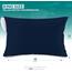Utopia Bedding Waterproof Zippered Pillow Encasement – Pillow Protectors Jersey - 20 x 38 Inches (Pack of 2, King, Navy)