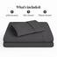Bare Home Bettwäsche-Set für Einzelbett, 1800 ultraweiche Mikrofaser, für Einzelbett, hydrogebürstet, tiefe Tasche, 3-teiliges Set, Spannbetttuch, Bettlaken und 1 Kissenbezug, Bettlaken (Einzelbett,