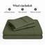 Bare Home Bettwäsche-Set für Super-Kingsize-Betten – 1800 ultraweiche Mikrofaser für Super-Kingsize-Betten – hydrogebürstet – tiefe Tasche – 4-teiliges Set – Spannbetttuch, Bettlaken und 2