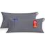 Utopia Bedding Wasserdichter Kissenschutz mit Reißverschluss (grau), Körpergröße, Kissenbezüge mit Reißverschluss, Bettwanzensicher, 50,8 x 137,2 cm, 2 Stück