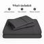 Bare Home Bettwäsche-Set für Doppelbett, 1800, ultraweiche Mikrofaser, für Doppelbett, hydrogebürstet, tiefe Tasche, 4-teiliges Set, Spannbetttuch, Bettlaken und 2 Kissenbezüge, Bettlaken (Doppelbett,